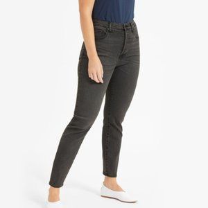 Everlane The Authentic Stretch High-Rise Cigarette Jean (Ankle 23) Washed Black